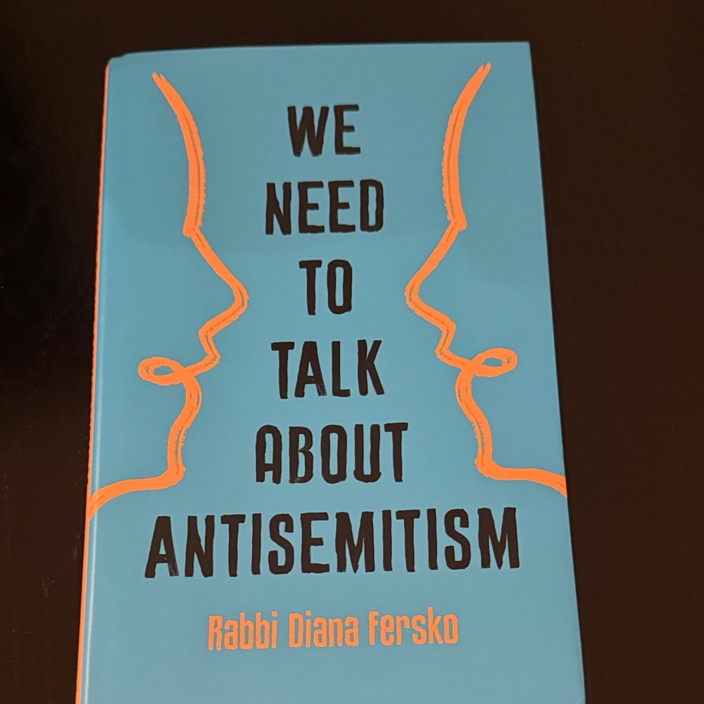 Indigo Blue & Orange 'We Need to Talk About Antisemitism' Book